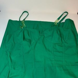 ZARA green linen mini dress (women’s size S)